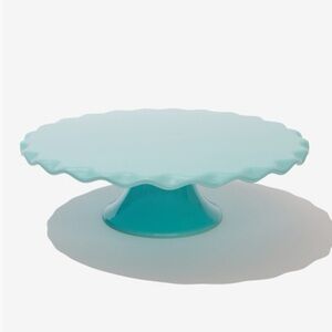 Susie Cakes Blue Scallop Cake Stand - Brand New Sealed in Box